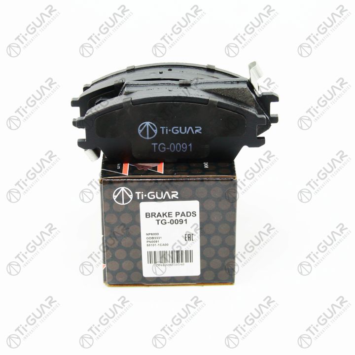 Тормозные колодки TG-0091/PN0091* Ti·GUAR